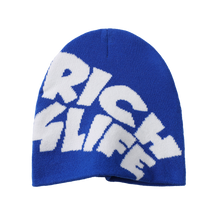 Load image into Gallery viewer, Blue RICH Beanie
