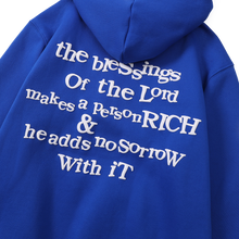 Load image into Gallery viewer, Blue RICH Hoodie
