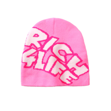 Load image into Gallery viewer, Pink RICH Beanie
