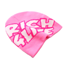 Load image into Gallery viewer, Pink RICH Beanie
